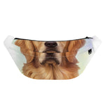 Golden Retriever Portrait Print Fanny Pack