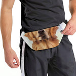 Golden Retriever Portrait Print Fanny Pack
