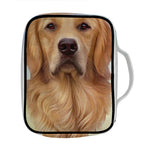 Golden Retriever Portrait Print Front Pocket Bible Bag