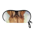 Golden Retriever Portrait Print Glasses Case