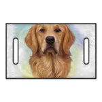 Golden Retriever Portrait Print Golf Cart Seat Cover