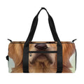 Golden Retriever Portrait Print Gym Bag