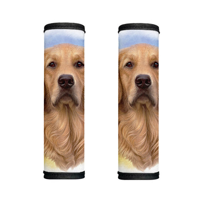 Golden Retriever Portrait Print Handle Covers
