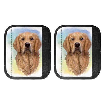 Golden Retriever Portrait Print Handle Covers
