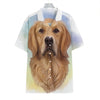 Golden Retriever Portrait Print Hawaiian Shirt