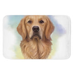 Golden Retriever Portrait Print Indoor Door Mat