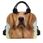 Golden Retriever Portrait Print Insulated Lunch Bag