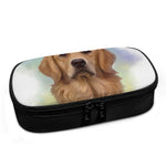 Golden Retriever Portrait Print Insulin Cooler Travel Case
