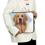 Golden Retriever Portrait Print Laptop Sleeve