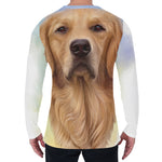 Golden Retriever Portrait Print Men's Long Sleeve T-Shirt