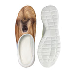 Golden Retriever Portrait Print Mesh Casual Shoes