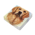 Golden Retriever Portrait Print Outdoor Seat Cushion Cover