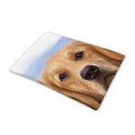 Golden Retriever Portrait Print Pet Cooling Mat Cover