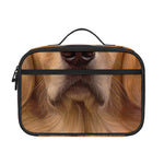 Golden Retriever Portrait Print Portable Lunch Bag