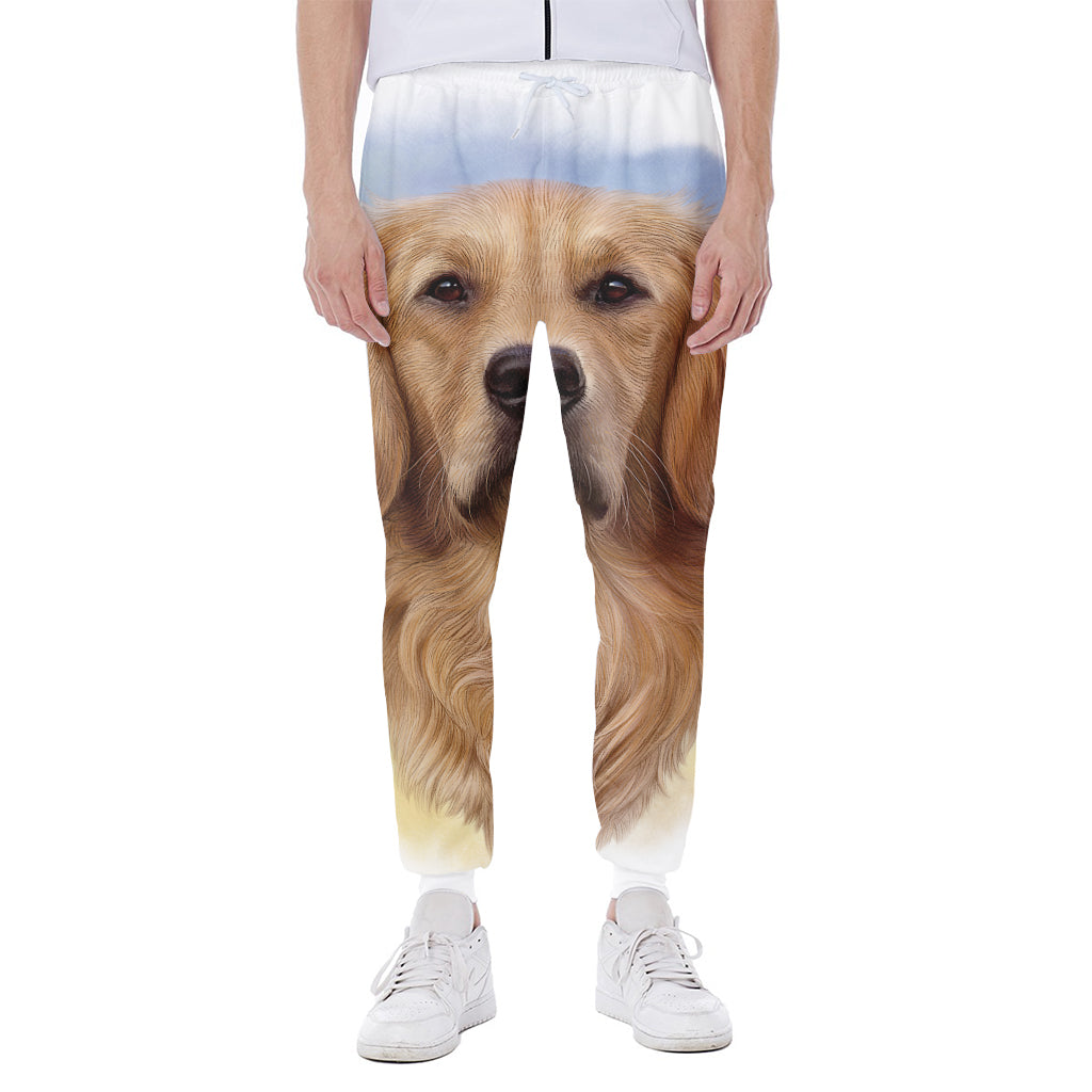 Golden Retriever Portrait Print Scuba Joggers