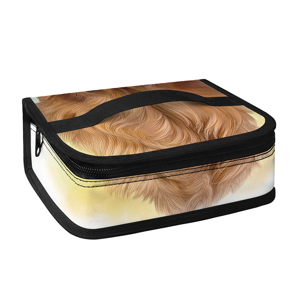 Golden Retriever Portrait Print Small Lunch Bag