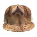 Golden Retriever Portrait Print Snapback Cap