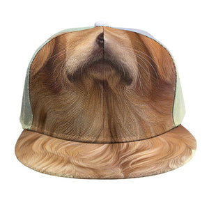 Golden Retriever Portrait Print Snapback Cap