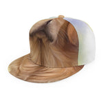 Golden Retriever Portrait Print Snapback Cap