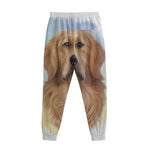 Golden Retriever Portrait Print Sweatpants