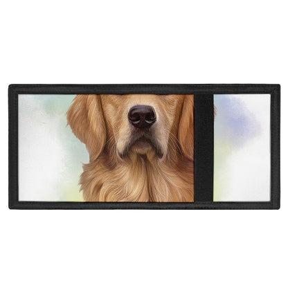 Golden Retriever Portrait Print Trifold Wallet