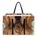 Golden Retriever Portrait Print Utility Tote Bag