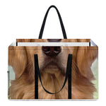 Golden Retriever Portrait Print Utility Tote Bag