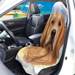 Golden Retriever Portrait Print Waterproof Car Seat Cover