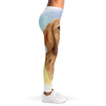 Golden Retriever Portrait Print Women's Leggings