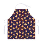 Golden Retriever Tartan Pattern Print Adjustable Apron