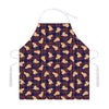 Golden Retriever Tartan Pattern Print Adjustable Apron