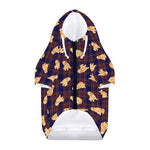 Golden Retriever Tartan Pattern Print Dog Zip Up Hoodie