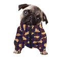 Golden Retriever Tartan Pattern Print Dog Zip Up Jacket