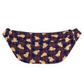 Golden Retriever Tartan Pattern Print Fanny Pack