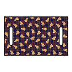 Golden Retriever Tartan Pattern Print Golf Cart Seat Cover