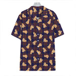 Golden Retriever Tartan Pattern Print Hawaiian Shirt