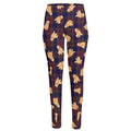Golden Retriever Tartan Pattern Print High-Waisted Pocket Leggings
