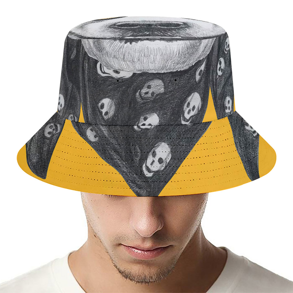 Golden Retriever With Glasses Print Bucket Hat