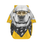 Golden Retriever With Glasses Print Dog Zip Up Hoodie