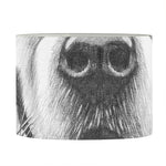 Golden Retriever With Glasses Print Drum Lamp Shade