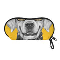 Golden Retriever With Glasses Print Glasses Case