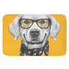 Golden Retriever With Glasses Print Indoor Door Mat