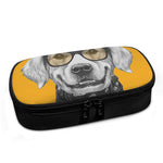 Golden Retriever With Glasses Print Insulin Cooler Travel Case