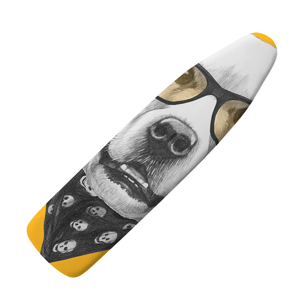 Golden Retriever With Glasses Print Ironing Board Cover