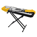 Golden Retriever With Glasses Print Piano Keyboard Cover