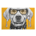 Golden Retriever With Glasses Print Placemat