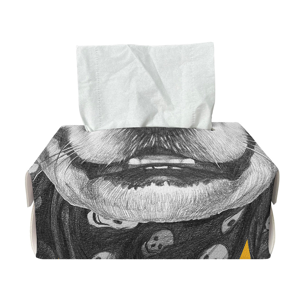 Golden Retriever With Glasses Print Rectangle Tissue Box Cover