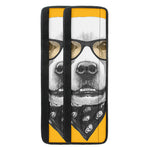 Golden Retriever With Glasses Print Refrigerator Handle Covers