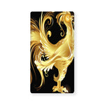 Golden Rooster Print Baby Crib Sheet