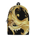 Golden Rooster Print School Backpack